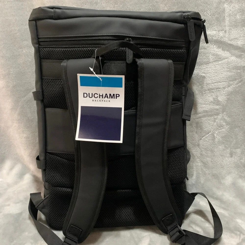 Duchamp London Men Black Laptop Backpack BT9031 Travel Bag New